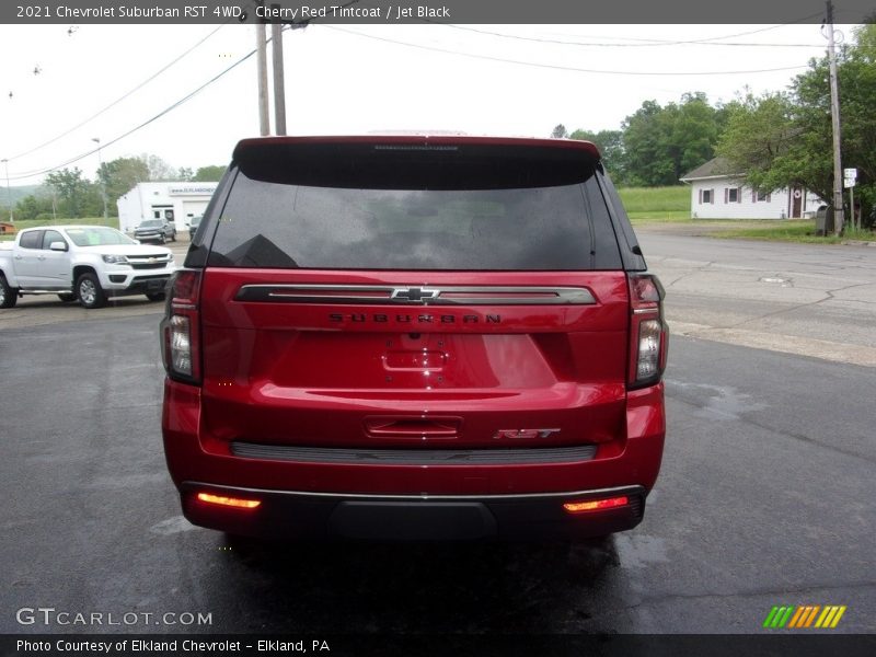 Cherry Red Tintcoat / Jet Black 2021 Chevrolet Suburban RST 4WD