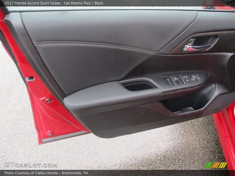 San Marino Red / Black 2017 Honda Accord Sport Sedan