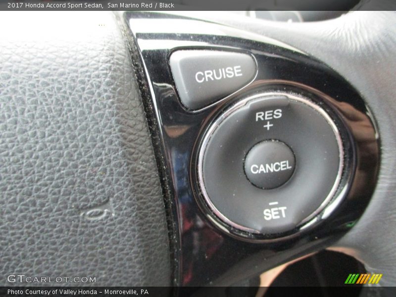 San Marino Red / Black 2017 Honda Accord Sport Sedan