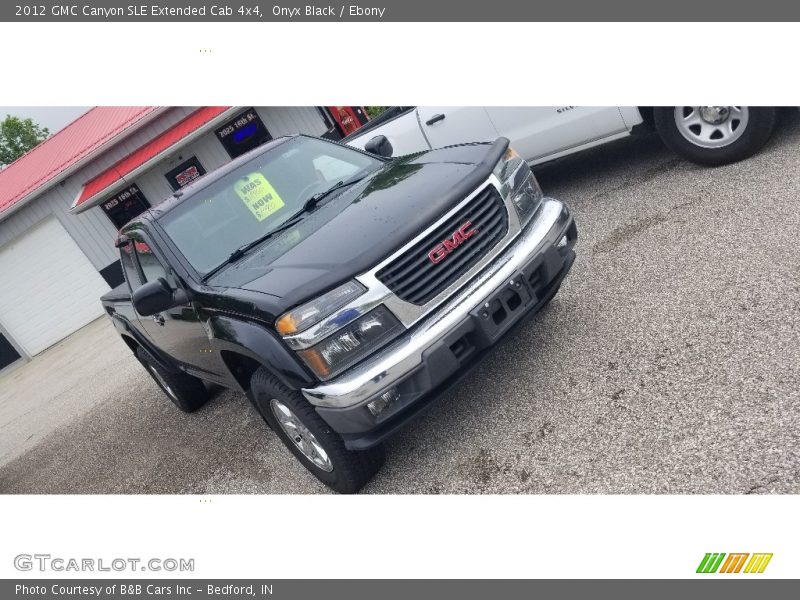 Onyx Black / Ebony 2012 GMC Canyon SLE Extended Cab 4x4