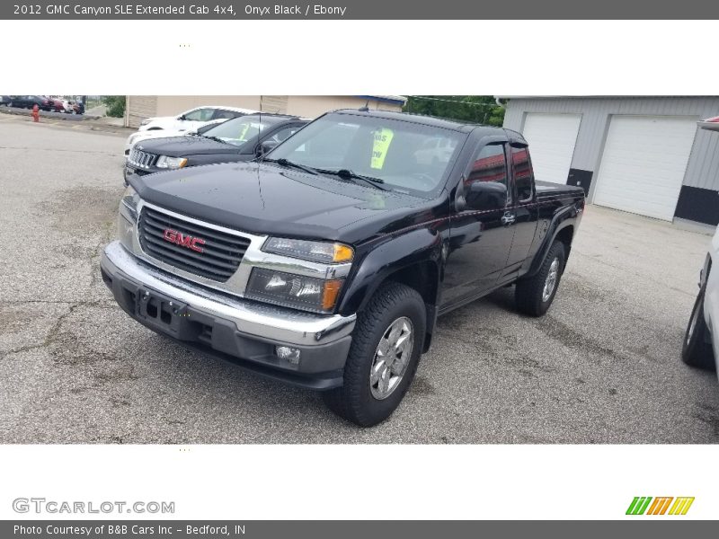 Onyx Black / Ebony 2012 GMC Canyon SLE Extended Cab 4x4