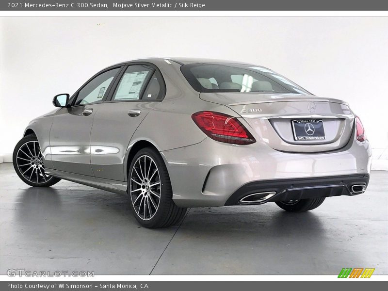 Mojave Silver Metallic / Silk Beige 2021 Mercedes-Benz C 300 Sedan