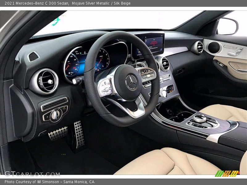 Mojave Silver Metallic / Silk Beige 2021 Mercedes-Benz C 300 Sedan