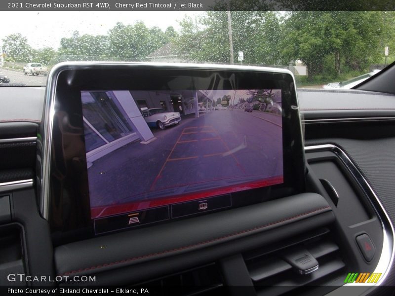 Cherry Red Tintcoat / Jet Black 2021 Chevrolet Suburban RST 4WD