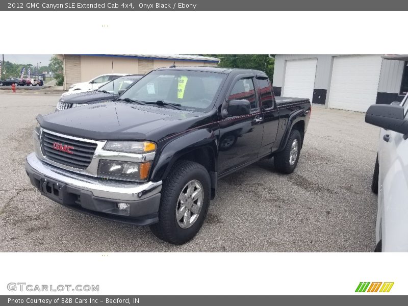  2012 Canyon SLE Extended Cab 4x4 Onyx Black