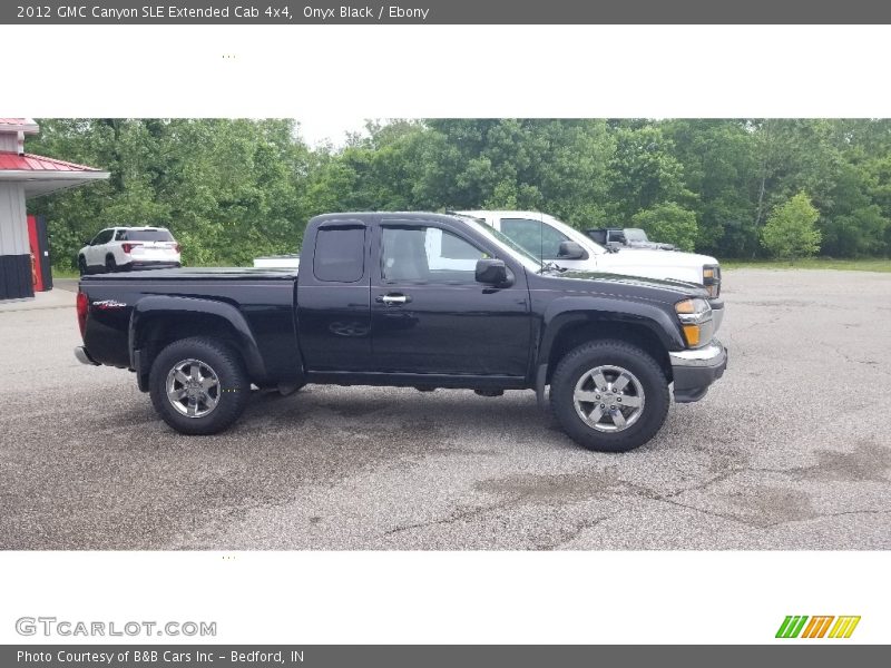  2012 Canyon SLE Extended Cab 4x4 Onyx Black