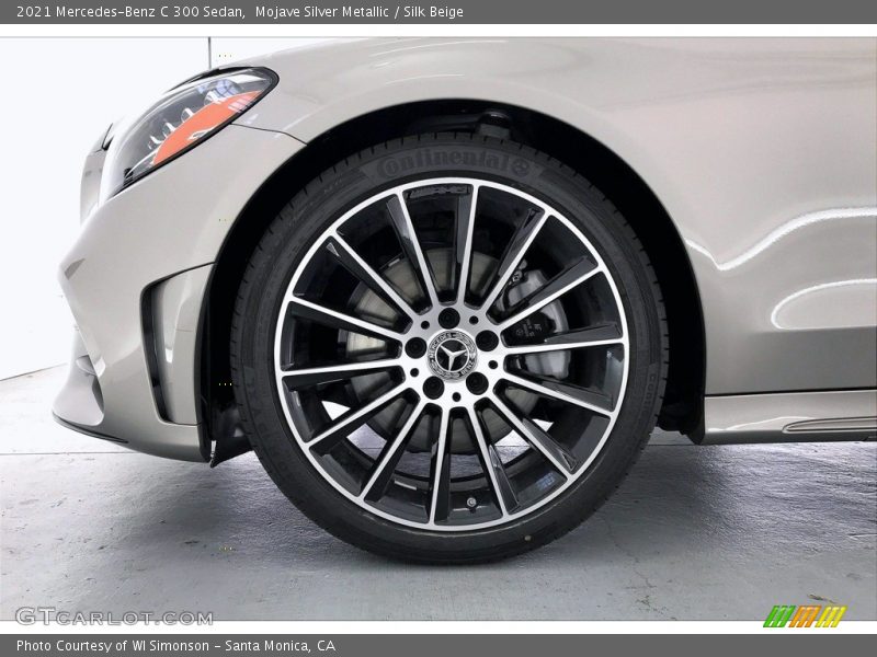 Mojave Silver Metallic / Silk Beige 2021 Mercedes-Benz C 300 Sedan