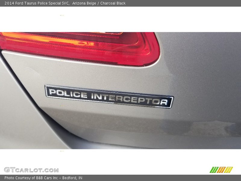 Arizona Beige / Charcoal Black 2014 Ford Taurus Police Special SVC