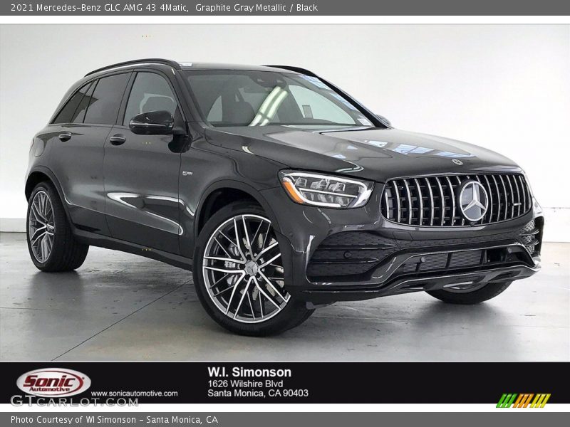Graphite Gray Metallic / Black 2021 Mercedes-Benz GLC AMG 43 4Matic