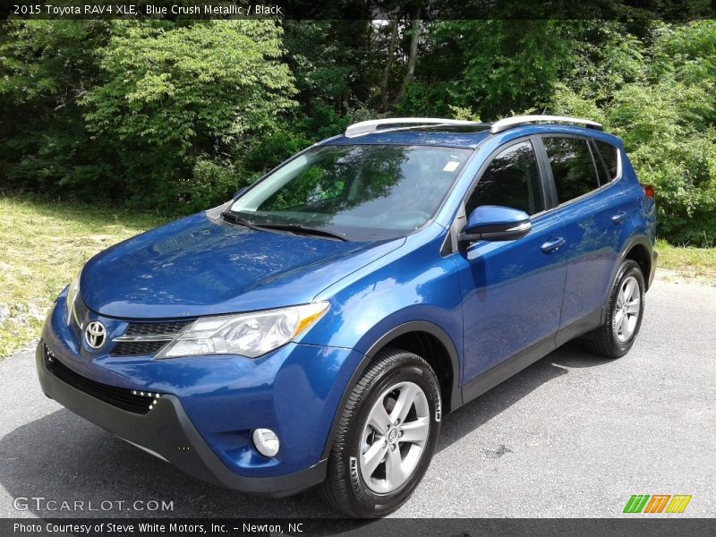 Blue Crush Metallic / Black 2015 Toyota RAV4 XLE