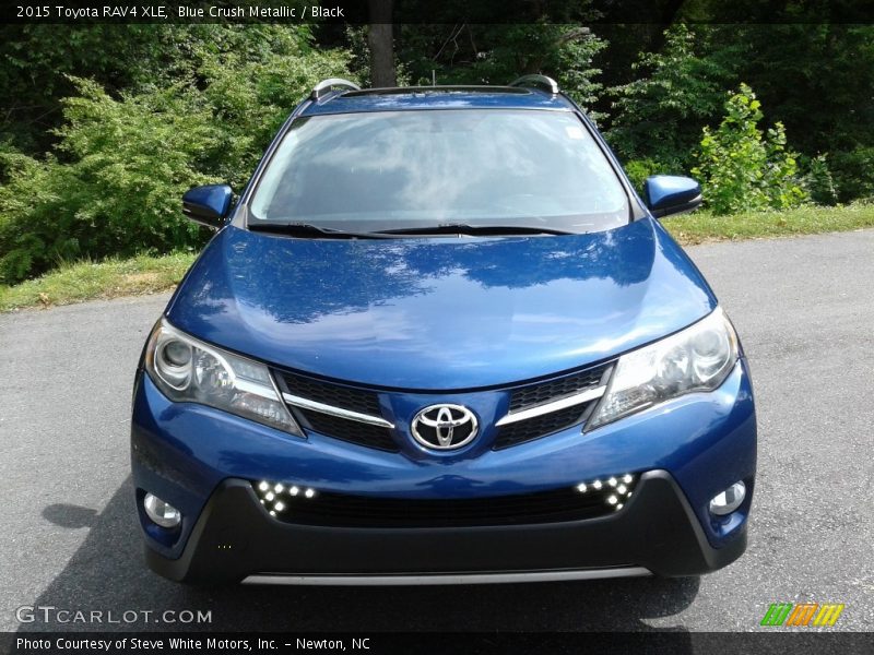 Blue Crush Metallic / Black 2015 Toyota RAV4 XLE