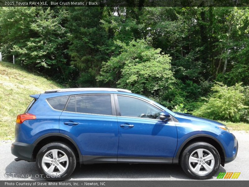 Blue Crush Metallic / Black 2015 Toyota RAV4 XLE