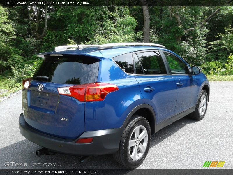 Blue Crush Metallic / Black 2015 Toyota RAV4 XLE