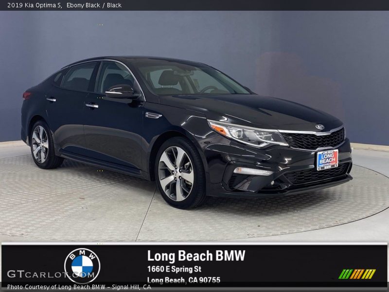 Ebony Black / Black 2019 Kia Optima S