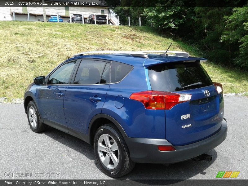 Blue Crush Metallic / Black 2015 Toyota RAV4 XLE
