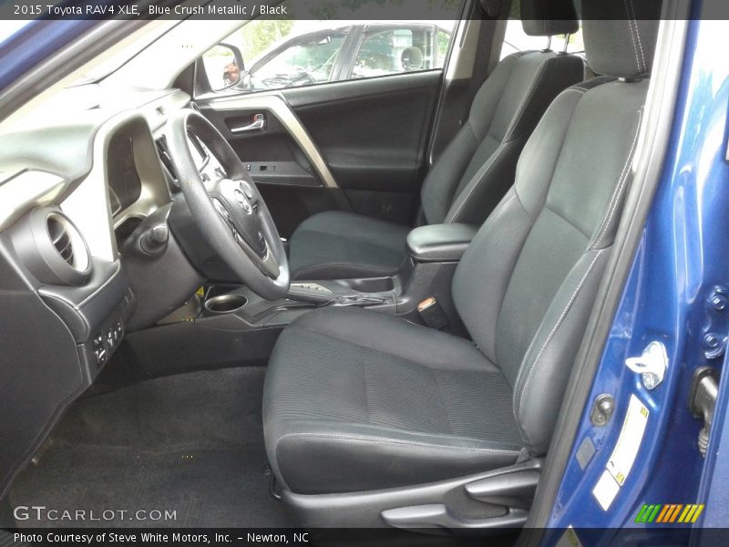 Blue Crush Metallic / Black 2015 Toyota RAV4 XLE