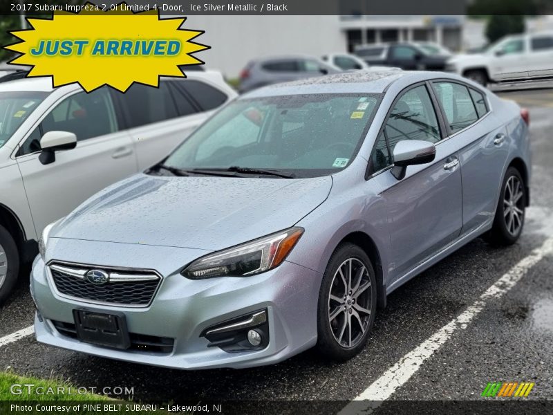 Ice Silver Metallic / Black 2017 Subaru Impreza 2.0i Limited 4-Door