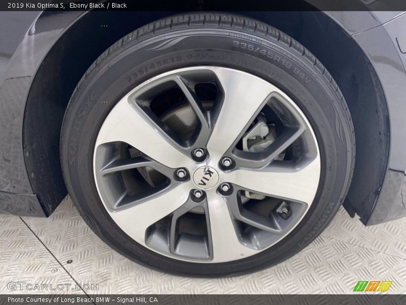 Ebony Black / Black 2019 Kia Optima S