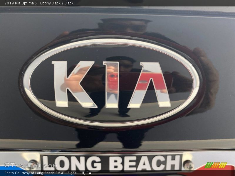 Ebony Black / Black 2019 Kia Optima S