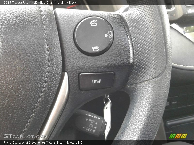 Blue Crush Metallic / Black 2015 Toyota RAV4 XLE