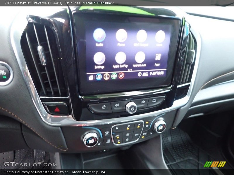 Satin Steel Metallic / Jet Black 2020 Chevrolet Traverse LT AWD