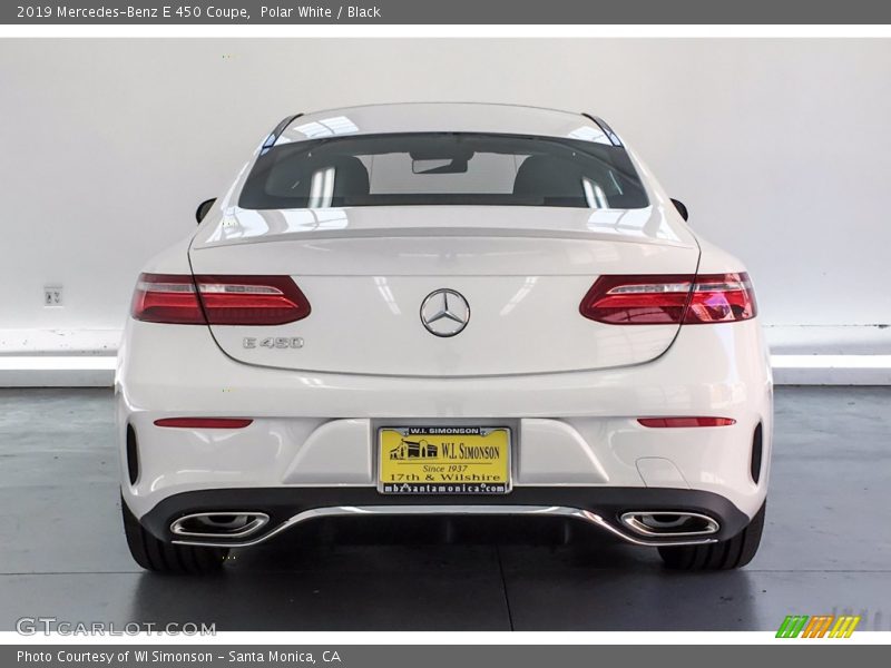 Polar White / Black 2019 Mercedes-Benz E 450 Coupe