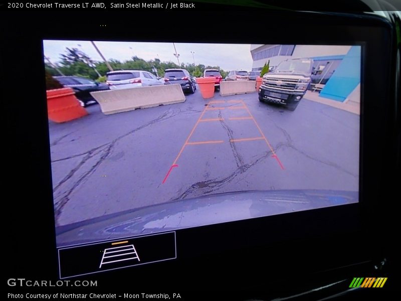 Satin Steel Metallic / Jet Black 2020 Chevrolet Traverse LT AWD