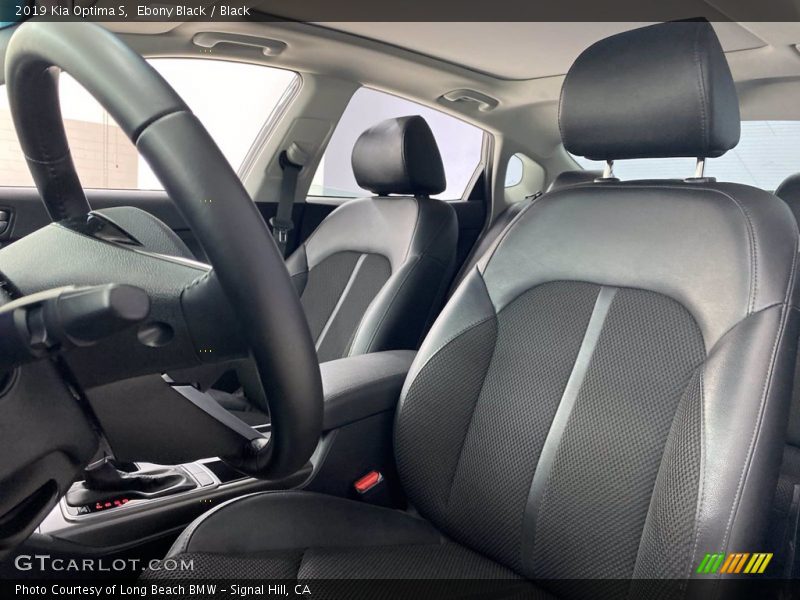 Ebony Black / Black 2019 Kia Optima S