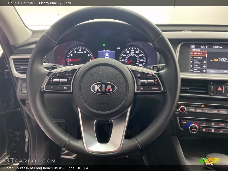 Ebony Black / Black 2019 Kia Optima S