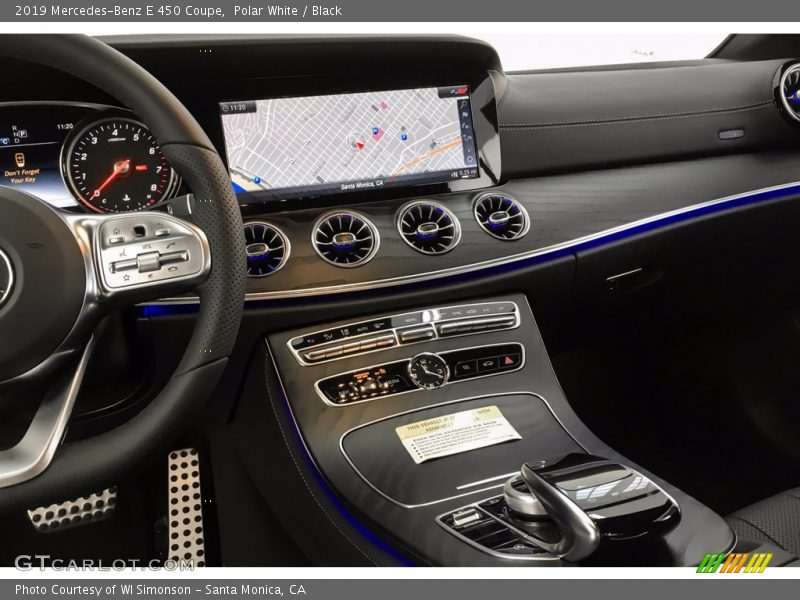 Polar White / Black 2019 Mercedes-Benz E 450 Coupe