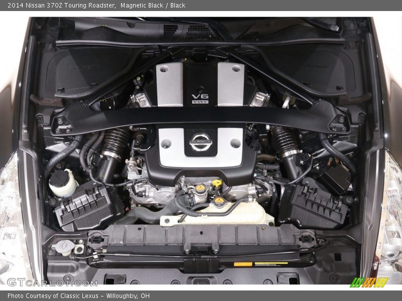 Magnetic Black / Black 2014 Nissan 370Z Touring Roadster