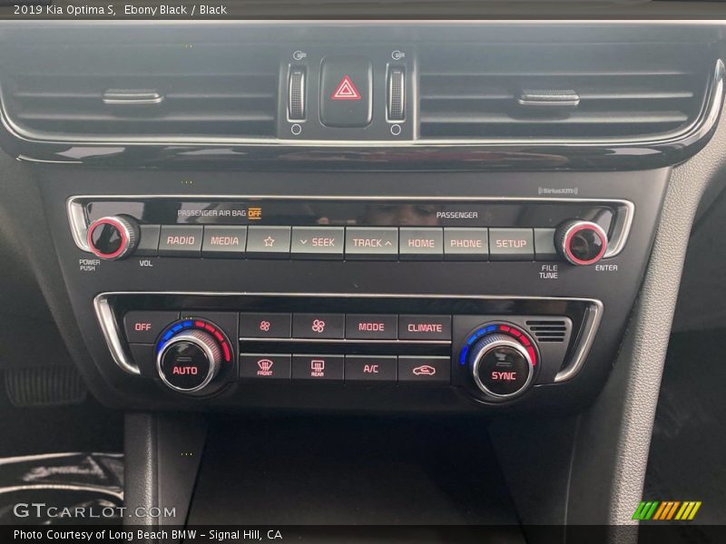 Ebony Black / Black 2019 Kia Optima S