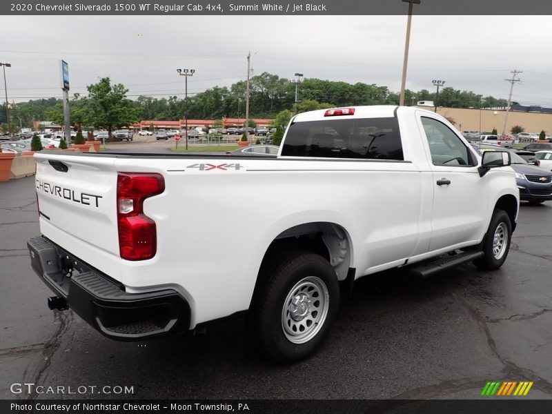 Summit White / Jet Black 2020 Chevrolet Silverado 1500 WT Regular Cab 4x4