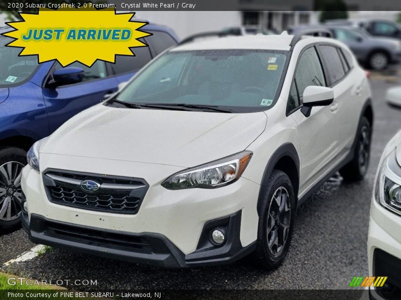 Crystal White Pearl / Gray 2020 Subaru Crosstrek 2.0 Premium