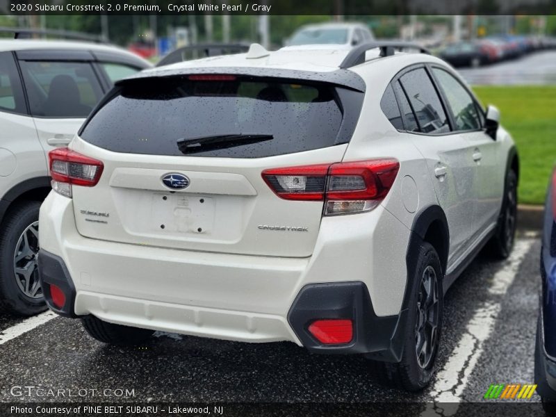 Crystal White Pearl / Gray 2020 Subaru Crosstrek 2.0 Premium