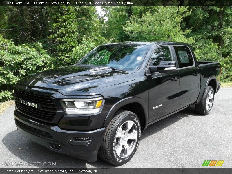 Diamond Black Crystal Pearl / Black 2021 Ram 1500 Laramie Crew Cab 4x4