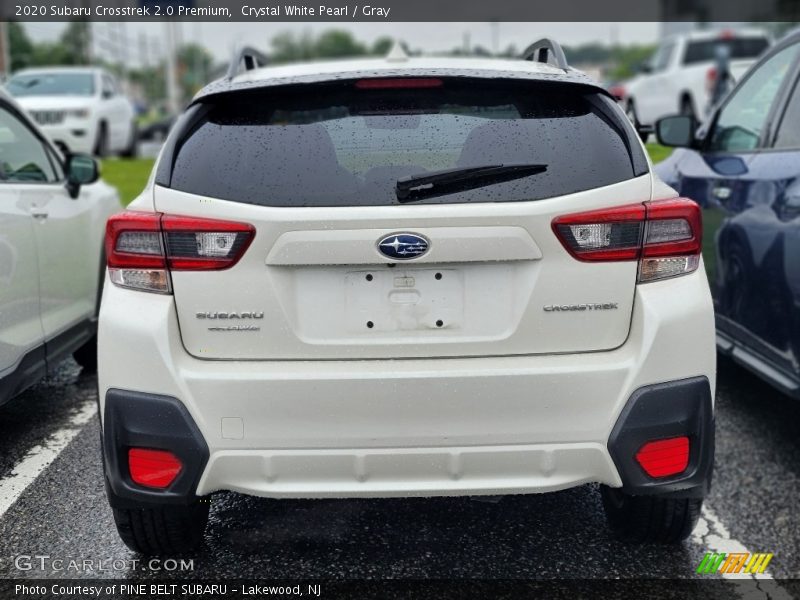 Crystal White Pearl / Gray 2020 Subaru Crosstrek 2.0 Premium