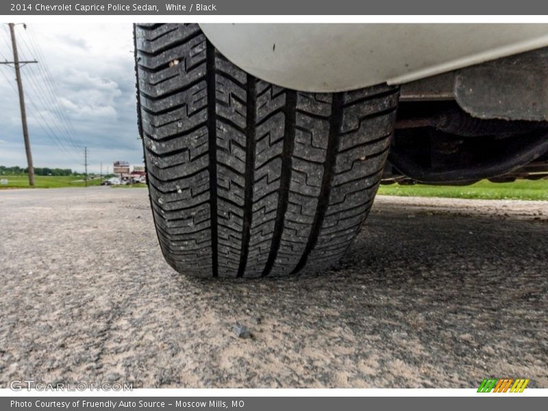 White / Black 2014 Chevrolet Caprice Police Sedan