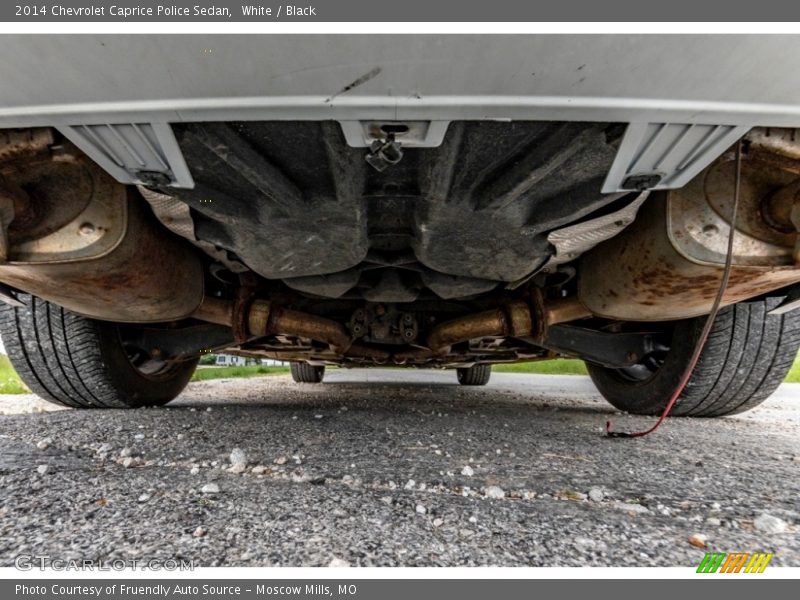 White / Black 2014 Chevrolet Caprice Police Sedan