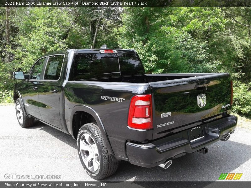 Diamond Black Crystal Pearl / Black 2021 Ram 1500 Laramie Crew Cab 4x4