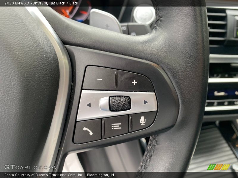 Jet Black / Black 2020 BMW X3 xDrive30i