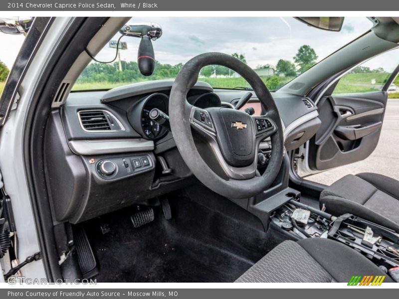 Front Seat of 2014 Caprice Police Sedan