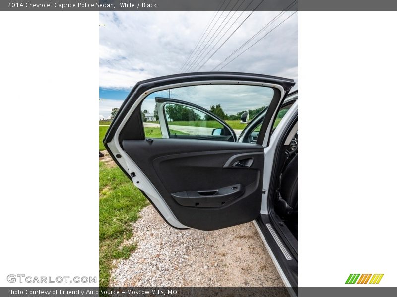 White / Black 2014 Chevrolet Caprice Police Sedan