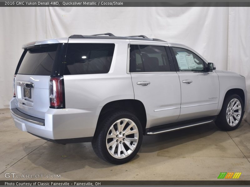 Quicksilver Metallic / Cocoa/Shale 2016 GMC Yukon Denali 4WD