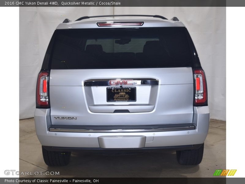 Quicksilver Metallic / Cocoa/Shale 2016 GMC Yukon Denali 4WD
