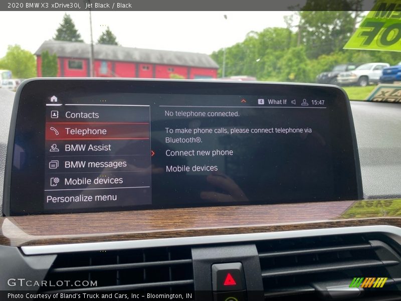 Jet Black / Black 2020 BMW X3 xDrive30i
