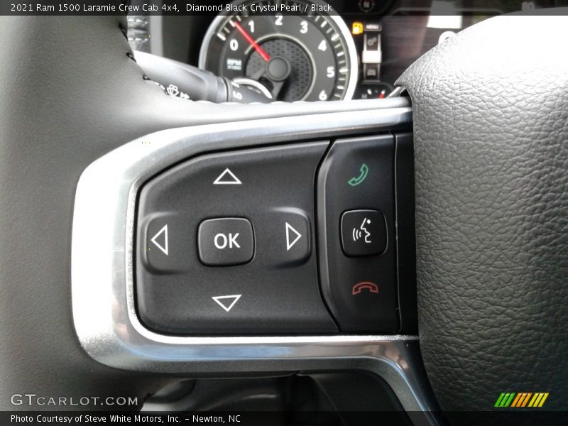 Diamond Black Crystal Pearl / Black 2021 Ram 1500 Laramie Crew Cab 4x4