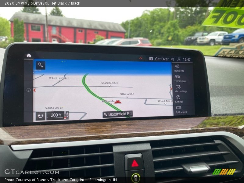 Jet Black / Black 2020 BMW X3 xDrive30i