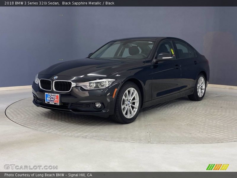 Black Sapphire Metallic / Black 2018 BMW 3 Series 320i Sedan