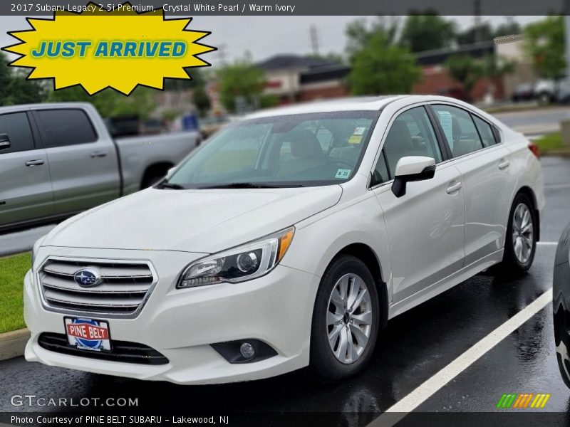 Crystal White Pearl / Warm Ivory 2017 Subaru Legacy 2.5i Premium